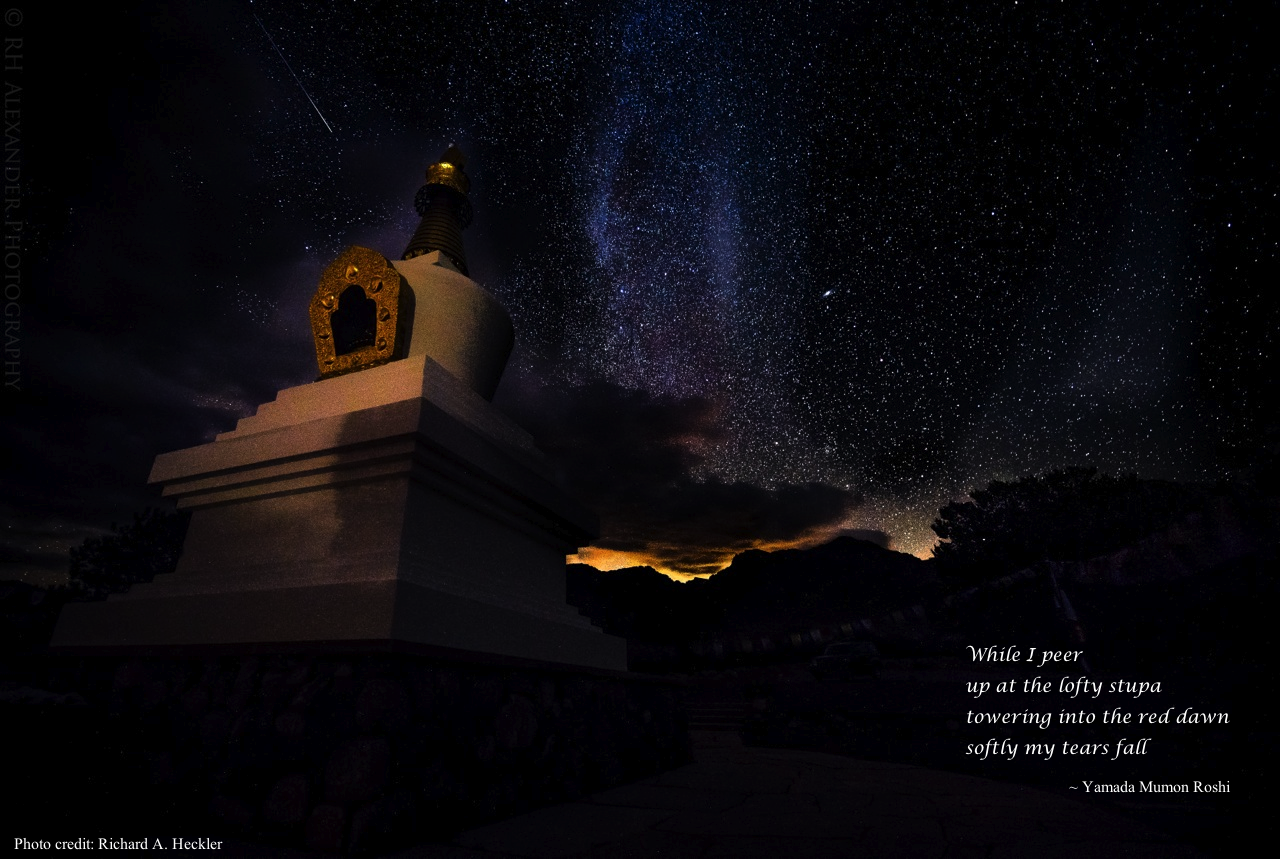 Stupa - Richard Heckler - with poem